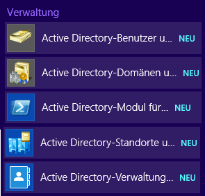 Inicio - Herramientas de administración de Active Directory