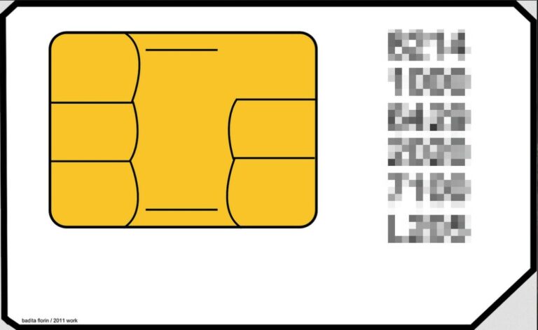 Puede clonar una tarjeta SIM, pero necesita el número IMSI (que se muestra esquemáticamente aquí a la derecha)