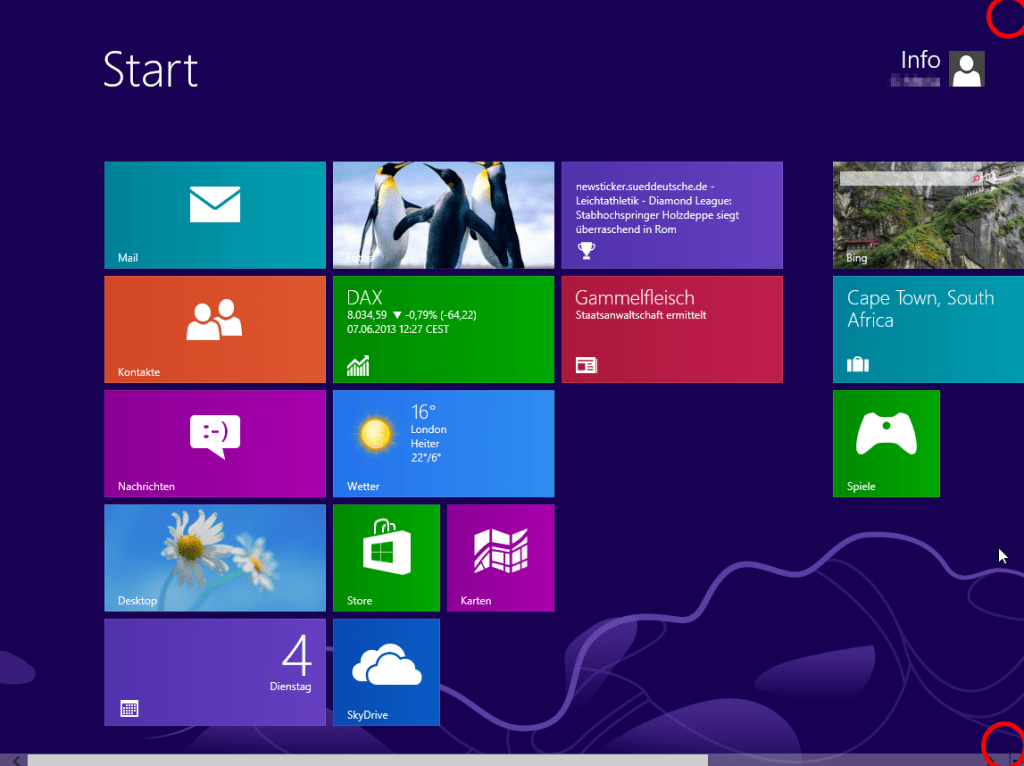 Apague Windows 8 desde la pantalla de la aplicación (1)