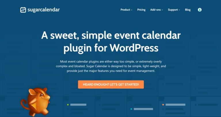 Wordpress Calendar: Sugar Calendar es especialmente adecuado para sitios web de eventos, sitios web de membresía, sitios web comunitarios y tiendas WooCommerce.