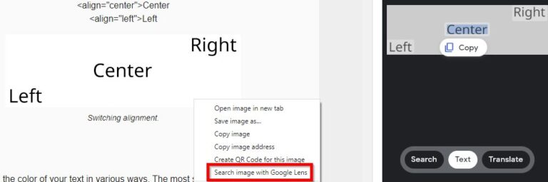 Reconocer texto con Google Lens a través del navegador Chrome