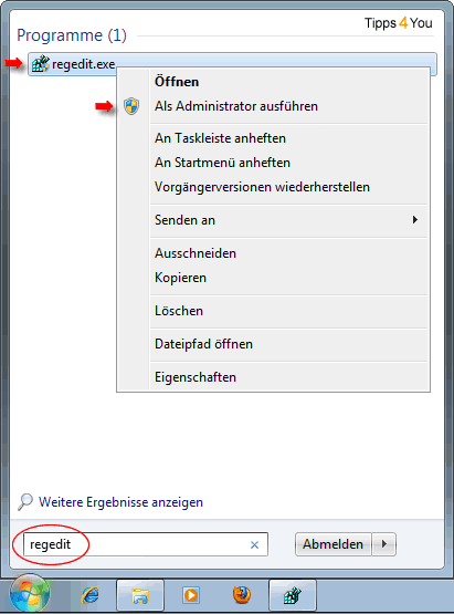 Copia de seguridad del registro en Windows 7