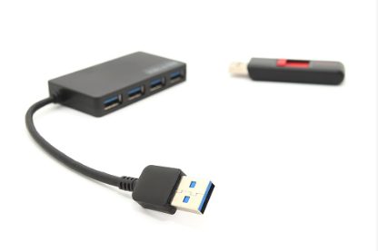 Un concentrador USB proporcionará energía a su dispositivo USB además de alimentarlo desde el PC.