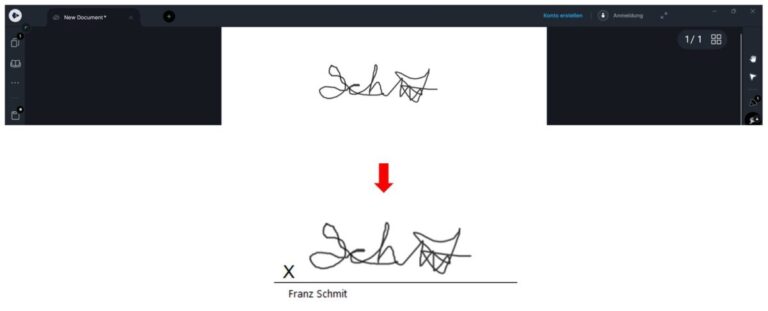 Firma en Word: Recomendamos -independientemente de si firma digitalmente oa mano- firmar en papel blanco con bolígrafo negro, ya que así se obtiene el mayor contraste y por ende la mejor calidad.