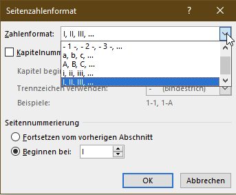Formato de número de página en Word